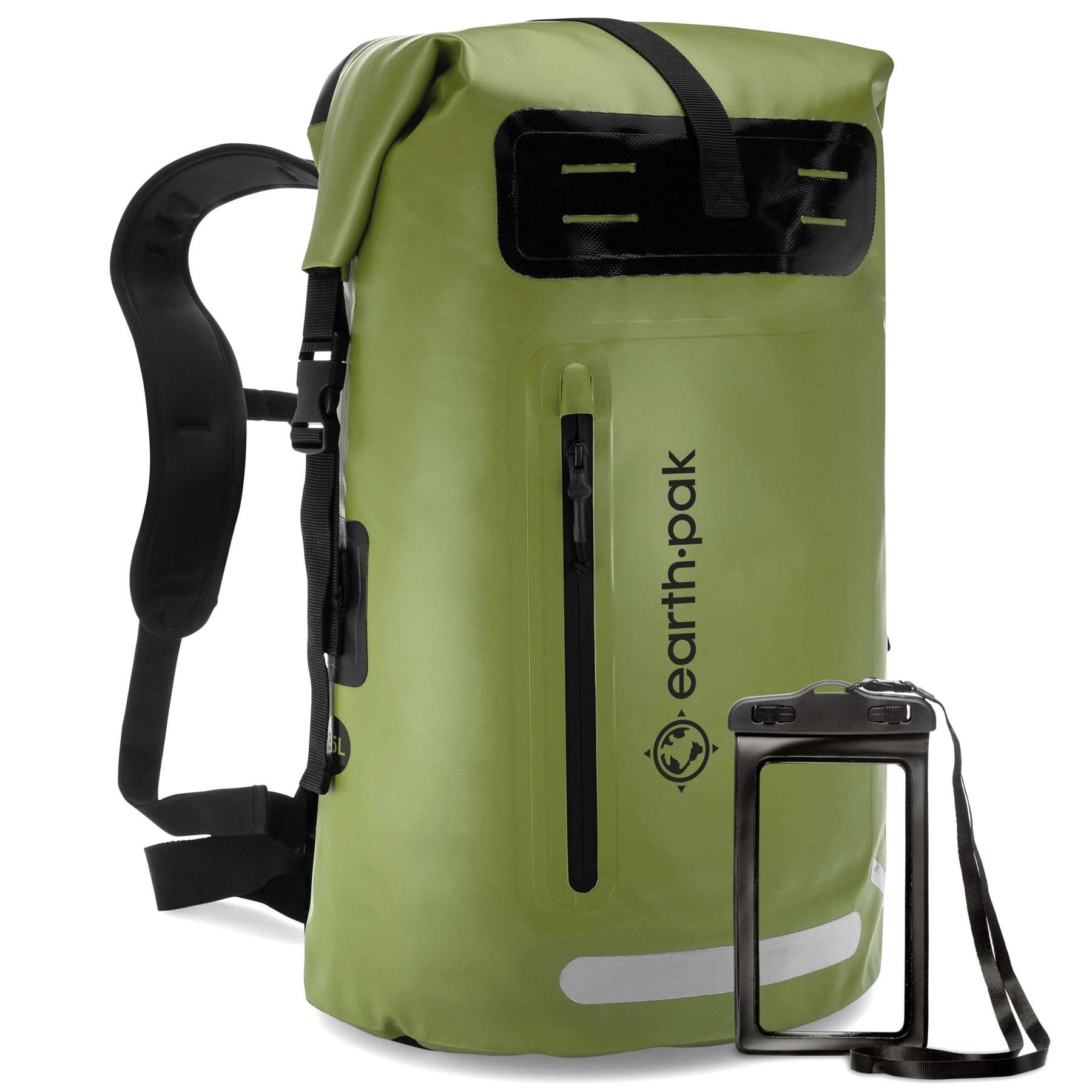 Piscifun Wasserdichter Dry Bag Rucksack – 10-40 Liter, Mit Handyhülle Für Kajak, Angeln, Camping